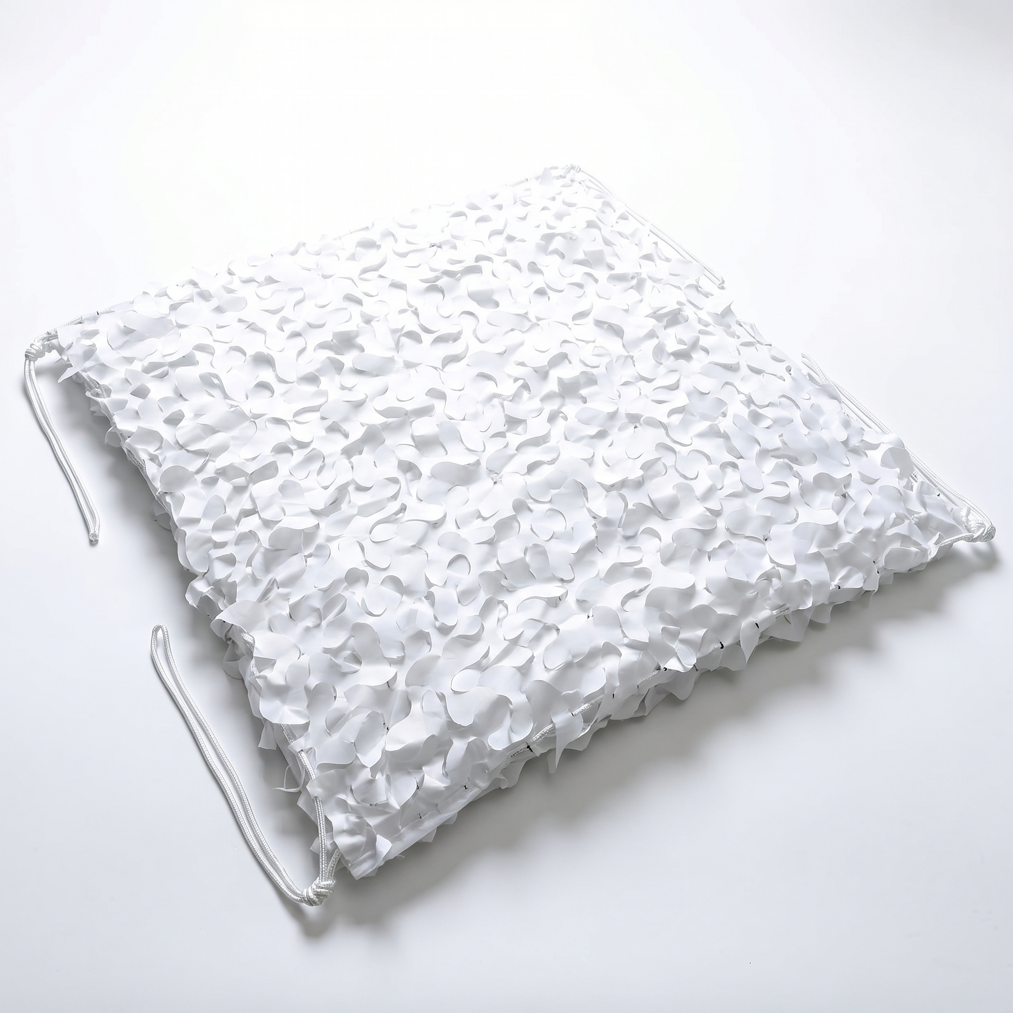 Filet de camouflage renforcé blanc pour terrasse et pergola - Ombrage lumineux