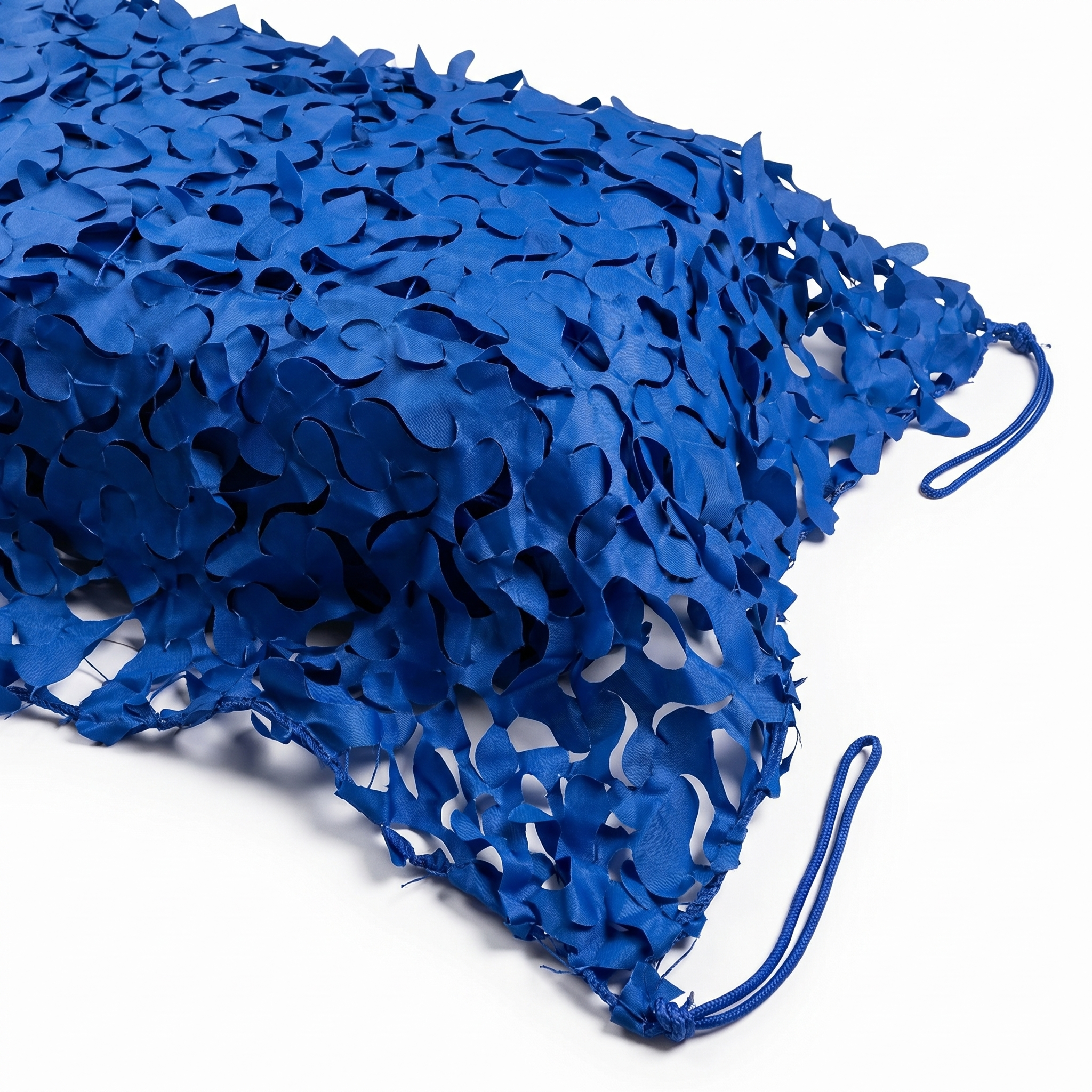 Filet de camouflage renforcé bleu pour terrasse et bord de piscine - Ambiance marine