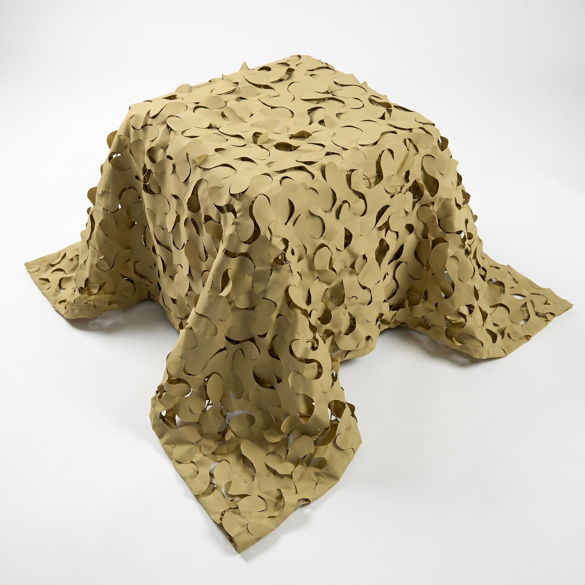 Filet de camouflage renforcé câble acier pour pergola - Installation permanente