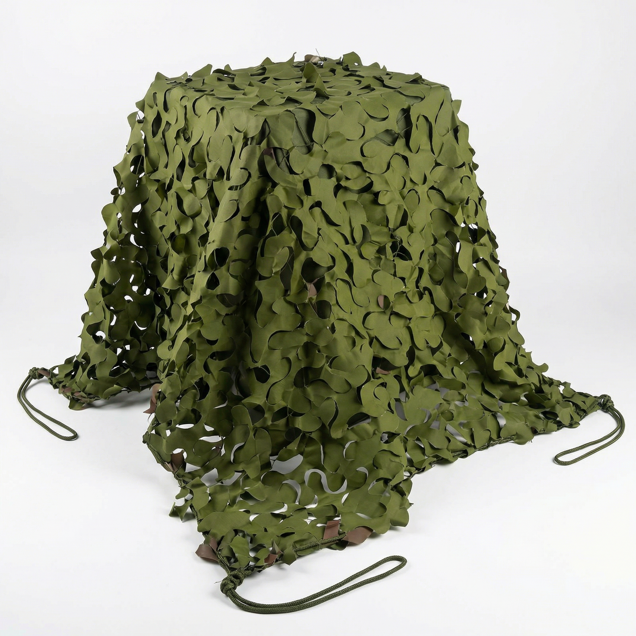 Filet de camouflage renforcé militaire pour terrasse et jardin - Style woodland