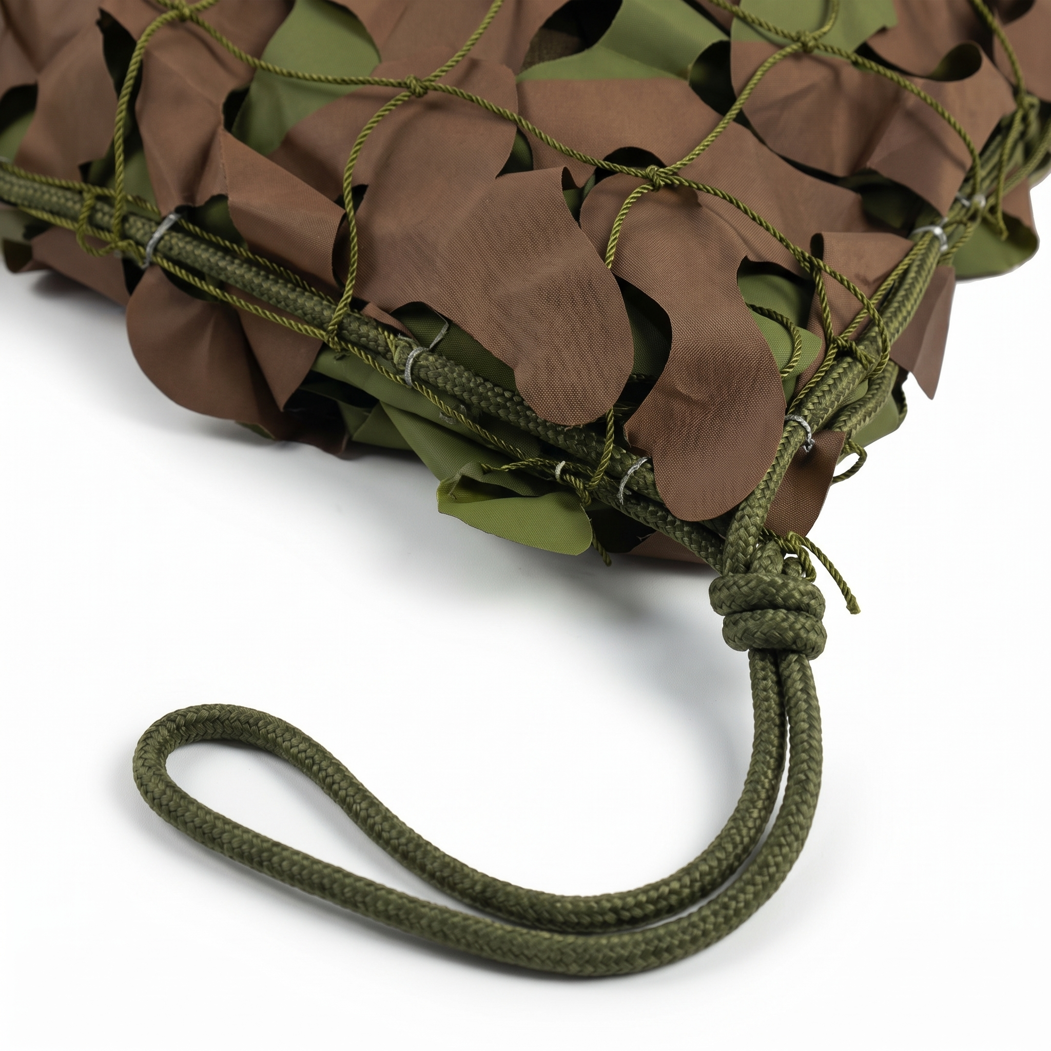 Filet de camouflage renforcé militaire pour terrasse et jardin - Style woodland
