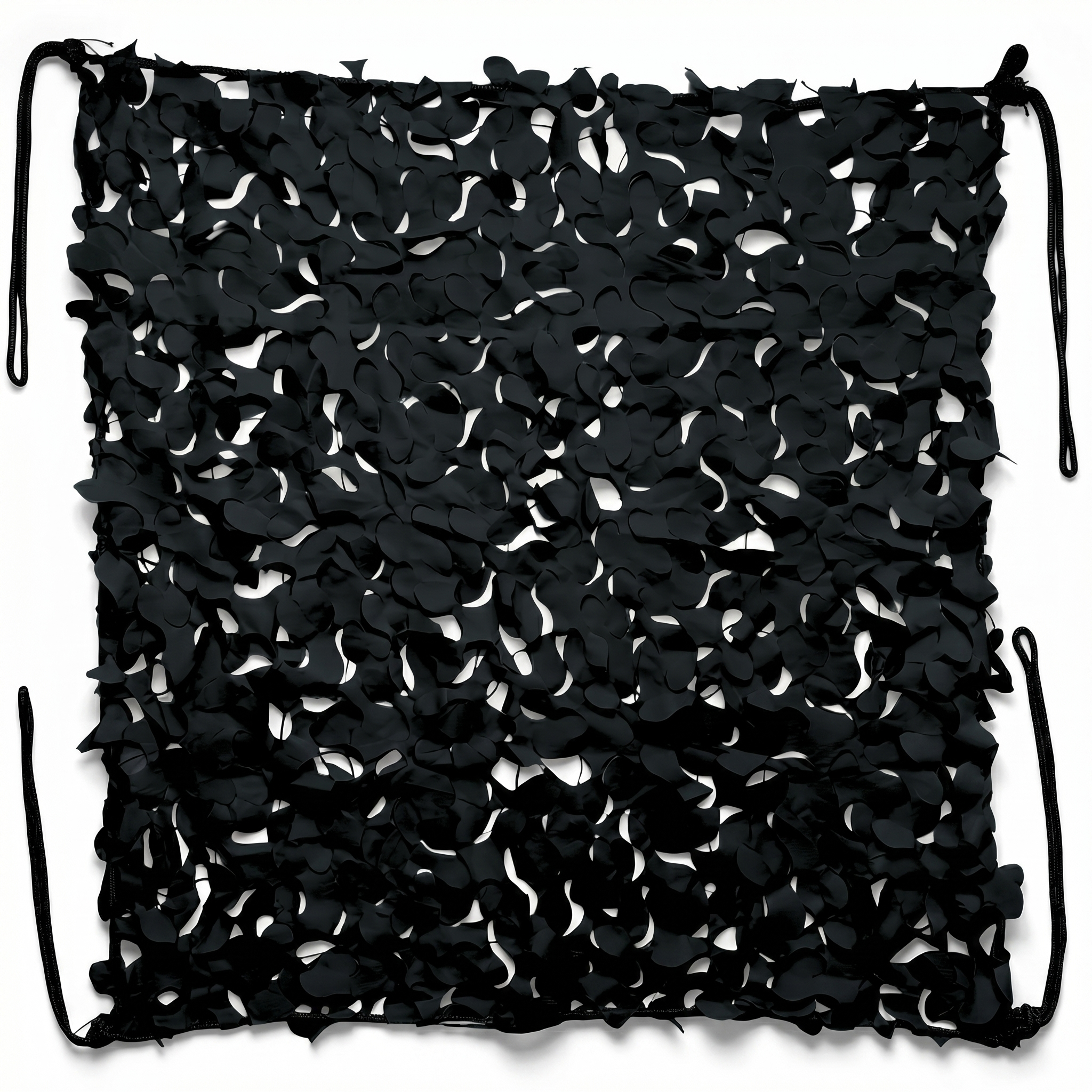 Filet de camouflage renforcé noir pour terrasse et patio - Design graphique et contemporain
