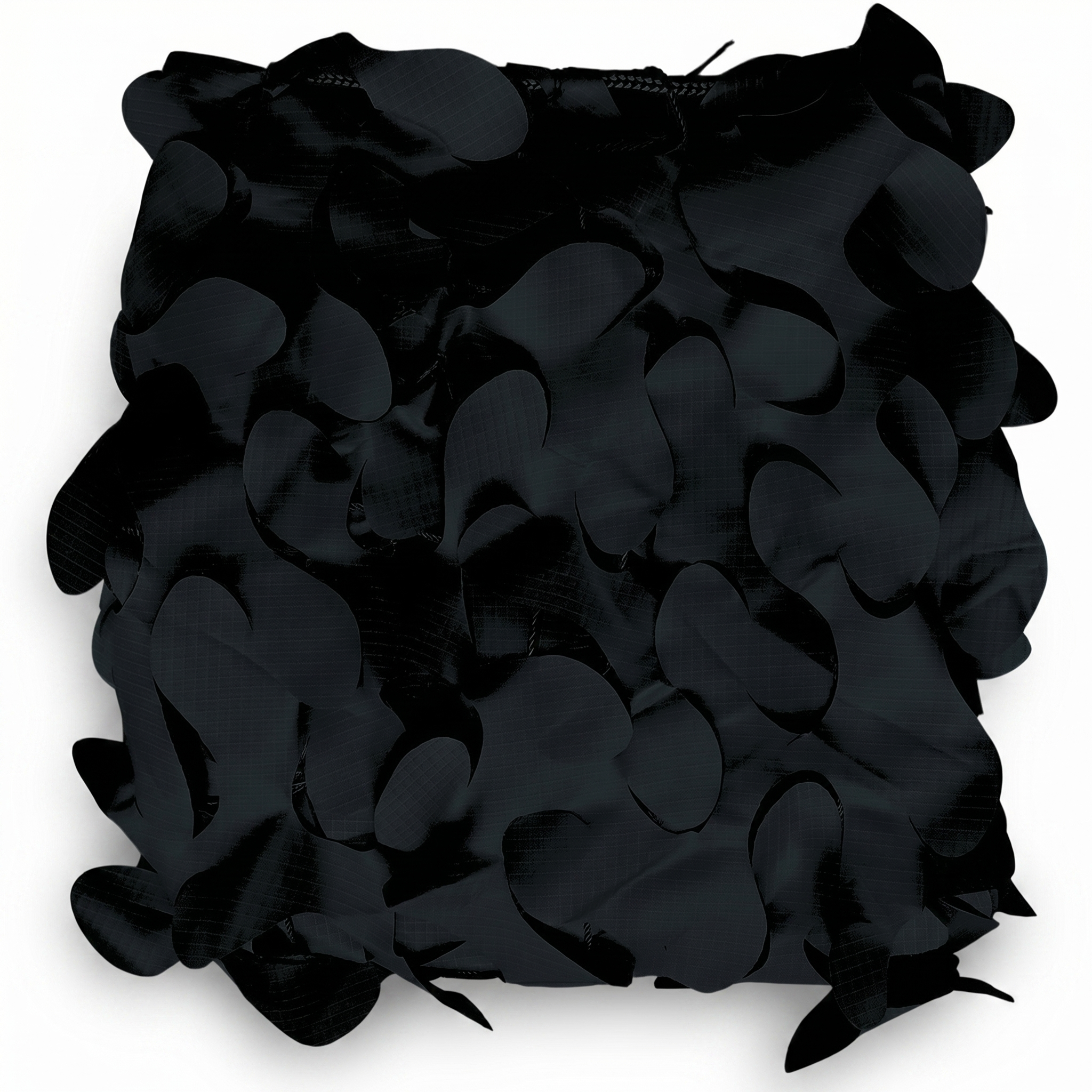 Filet de camouflage renforcé noir pour terrasse et patio - Design graphique et contemporain